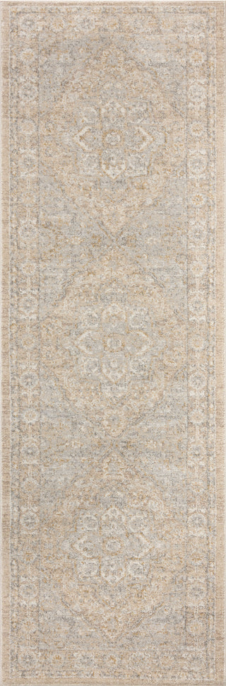 Loloi Odette ODT-05 Beige/Silver Area Rug Runner Image