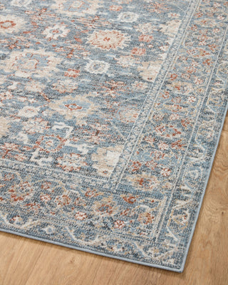 Loloi II Odette ODT-07 Sky/Rust Area Rug