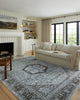 Loloi II Odette ODT-08 Sky/Charcoal Area Rug Lifestyle Image Feature