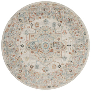 Loloi Odette ODT-09 Ivory/Multi Area Rug Round Image