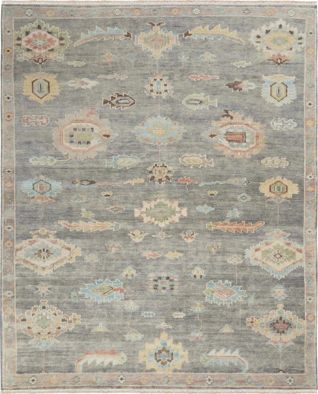 Nourison Odessa ODS02 Dark Grey Multicolor Area Rug by Reserve Collection