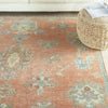 Nourison Odessa ODS04 Brick Multicolor Area Rug by Reserve Collection