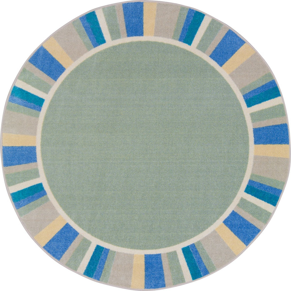 Joy Carpets Kid Essentials Off the Cuff Sage Area Rug