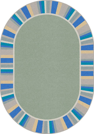 Joy Carpets Kid Essentials Off the Cuff Sage Area Rug