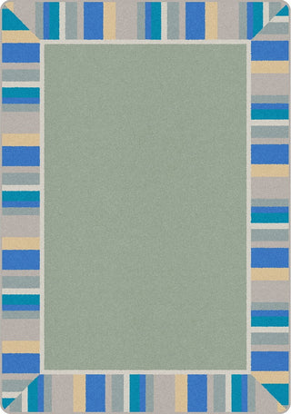 Joy Carpets Kid Essentials Off the Cuff Sage Area Rug