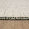 Karastan Forsyth Park Oglethorpe Ivory Aqua Area Rug Detail Image
