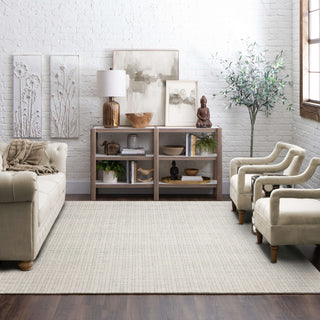 Karastan Forsyth Park Oglethorpe Ivory Aqua Area Rug Lifestyle Image Feature