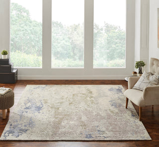 Ancient Boundaries Oikeios OIK-01 Blues/Tan Melange Area Rug Lifestyle Image
