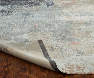Ancient Boundaries Oikeios OIK-02 Blues/Blush Melange Area Rug Closeup Image