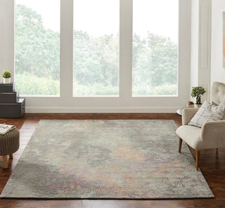 Ancient Boundaries Oikeios OIK-03 Greys/Pastels Melange Area Rug Lifestyle Image