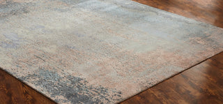 Ancient Boundaries Oikeios OIK-04 Blues/Peach Melange Area Rug Floor Image
