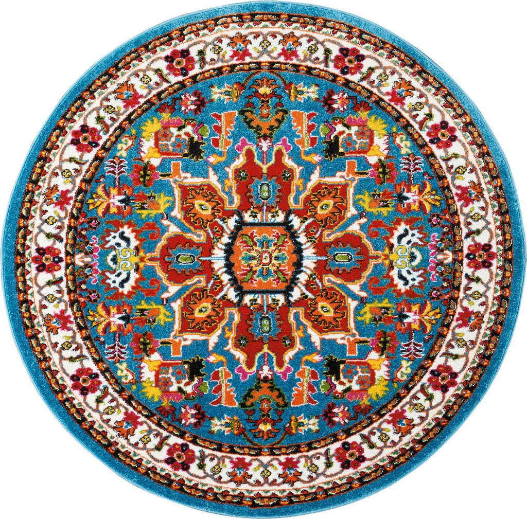 Nourison Oakdale OKD06 Blue Area Rug main image