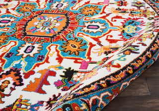 Nourison Oakdale OKD06 Ivory Area Rug Corner Image