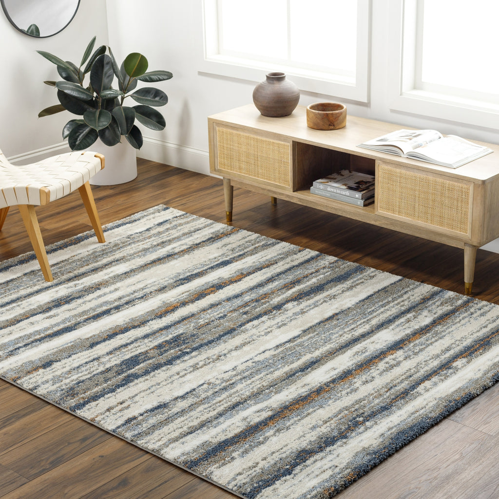 Surya Osaka OKK-2311 Grey Area Rug Room Scene Feature