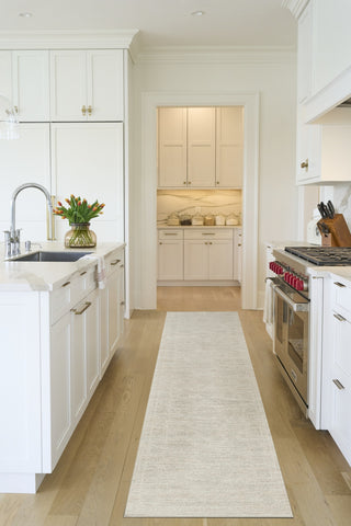 Nourison Outlines OLN03 Ivory Grey Area Rug Corner Image