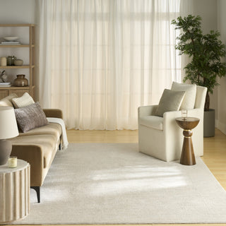 Nourison Outlines OLN03 Ivory Grey Area Rug Swatch Image