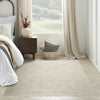 Nourison Outlines OLN03 Ivory Grey Area Rug Swatch Image