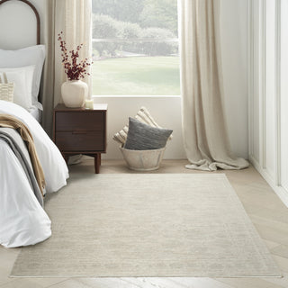 Nourison Outlines OLN03 Ivory Grey Area Rug Swatch Image