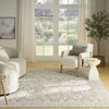 Nourison Outlines OLN03 Ivory Mocha Area Rug Room Image Feature
