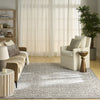 Nourison Outlines OLN04 Charcoal Ivory Area Rug Swatch Image