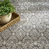 Nourison Outlines OLN04 Charcoal Ivory Area Rug Texture Image