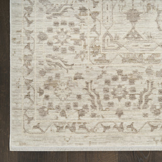 Nourison Outlines OLN05 Ivory Grey Area Rug Detail Image