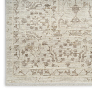 Nourison Outlines OLN05 Ivory Grey Area Rug Texture Image