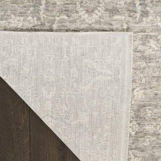 Nourison Outlines OLN06 Grey Area Rug Corner Image