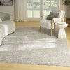 Nourison Outlines OLN06 Grey Area Rug Corner Image