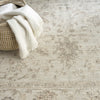 Nourison Outlines OLN07 Ivory Area Rug Corner Image
