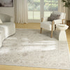 Nourison Outlines OLN07 Ivory Area Rug Corner Image