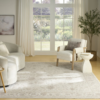 Nourison Outlines OLN07 Ivory Area Rug Room Image Feature