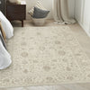 Nourison Outlines OLN07 Ivory Area Rug Corner Image