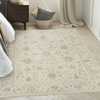 Nourison Outlines OLN07 Ivory Area Rug Corner Image