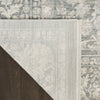 Nourison Outlines OLN08 Sage Ivory Area Rug Corner Image