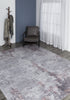 K2 Omnia OM-878 Zinc/Merlot Area Rug