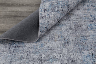 K2 Omnia OM-879 Azure/Grey Tones Area Rug Lifestyle Image Feature