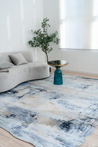 K2 Omnia OM-877 Blue/Grey Area Rug