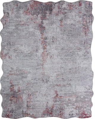 K2 Omnia OM-878 Zinc/Merlot Area Rug