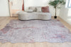 K2 Omnia OM-878 Zinc/Merlot Area Rug