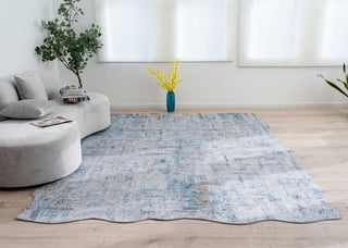 K2 Omnia OM-879 Azure/Grey Tones Area Rug