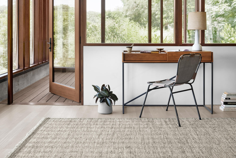 Loloi Omen OME-01 Grey Area Rug Lifestyle Image Feature