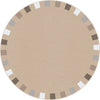 Joy Carpets Kid Essentials On the Border Neutrals Area Rug