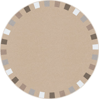 Joy Carpets Kid Essentials On the Border Neutrals Area Rug