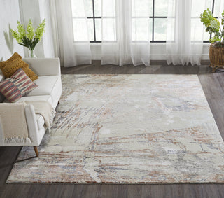 Ancient Boundaries Henri HEN-1165 Travertine/Dusty Rose Area Rug Lifestyle Image Feature