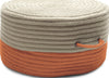 Colonial Mills Two-Tone Pouf ON41 Orange