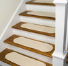 Colonial Mills Milton Houndstooth Tweed Stair Treads ON89 Sand