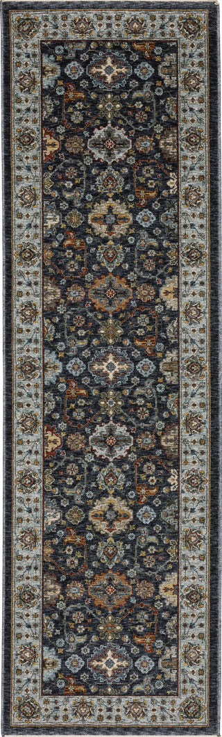 Oriental Weavers Aberdeen 561B1 Blue/Multi Area Rug Runner Image