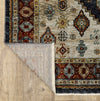 Oriental Weavers Aberdeen 005W1 Blue/Multi Area Rug Backing Image