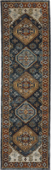 Oriental Weavers Aberdeen 005W1 Blue/Multi Area Rug Runner Image